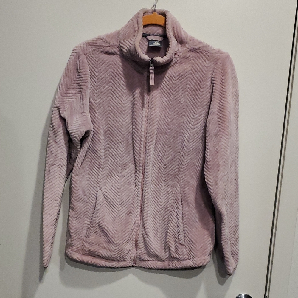 Women's Free 2 B Plush Zip-Front Jacket Medium